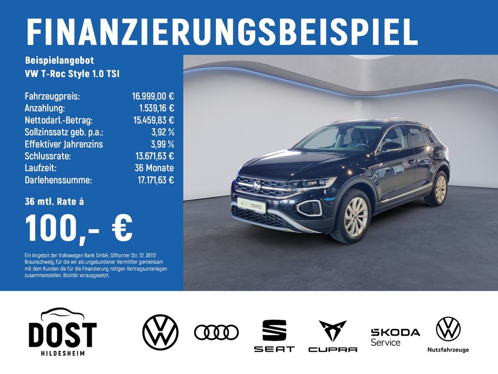 T-Roc Style 1.0 TSI ACC+DAB+LED+NAVI+PDC+SHZ