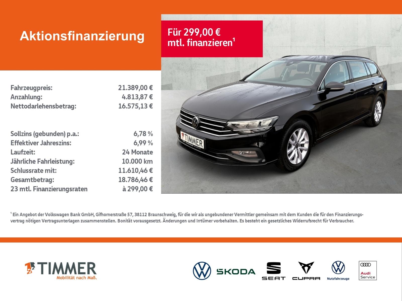 Volkswagen Passat Variant 2.0 TDI DSG BUSINESS +LED +ACC +R
