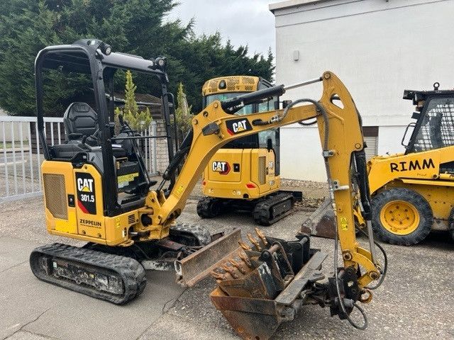 CAT 301.5, Hyd.G R.W, 2x Tieflöffel