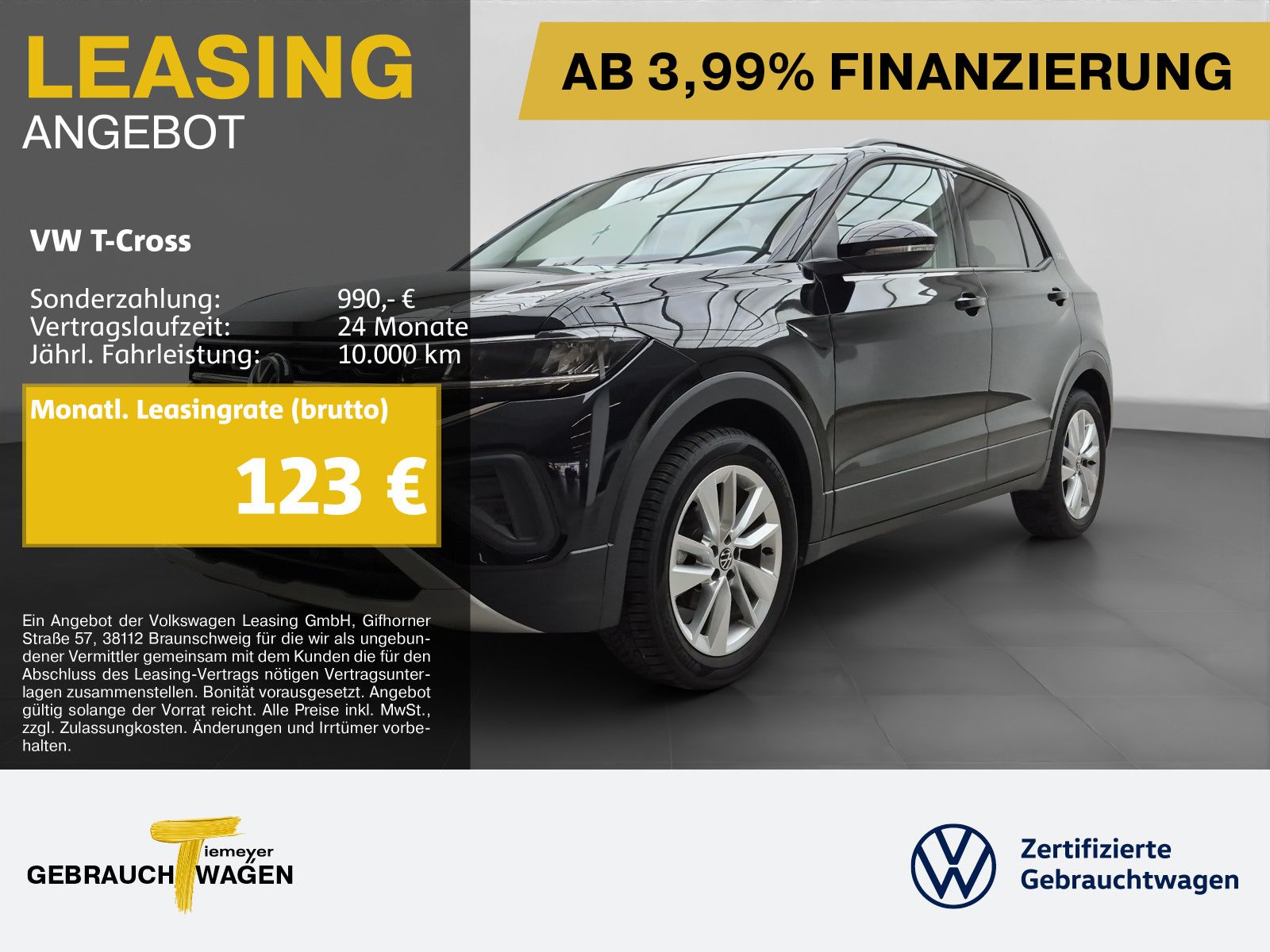 VW T-Cross 1.0 TSI GOAL LED NAVI SITZHZ LM17