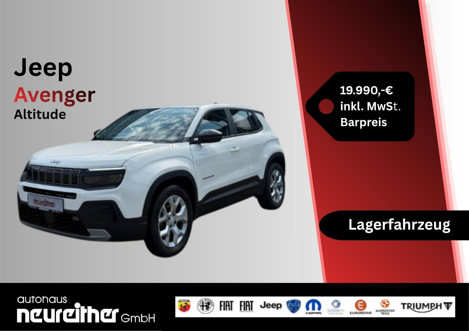 Jeep Avenger Altitude JBL Allwetter Kamera Navi