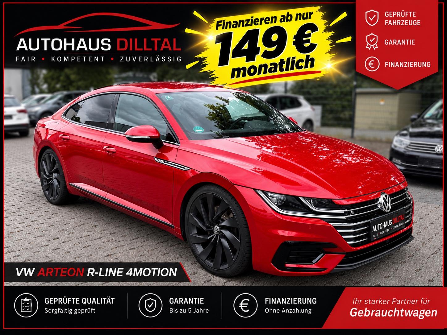 Volkswagen Arteon R-Line 4Motion;#Finanzierung 272 PS