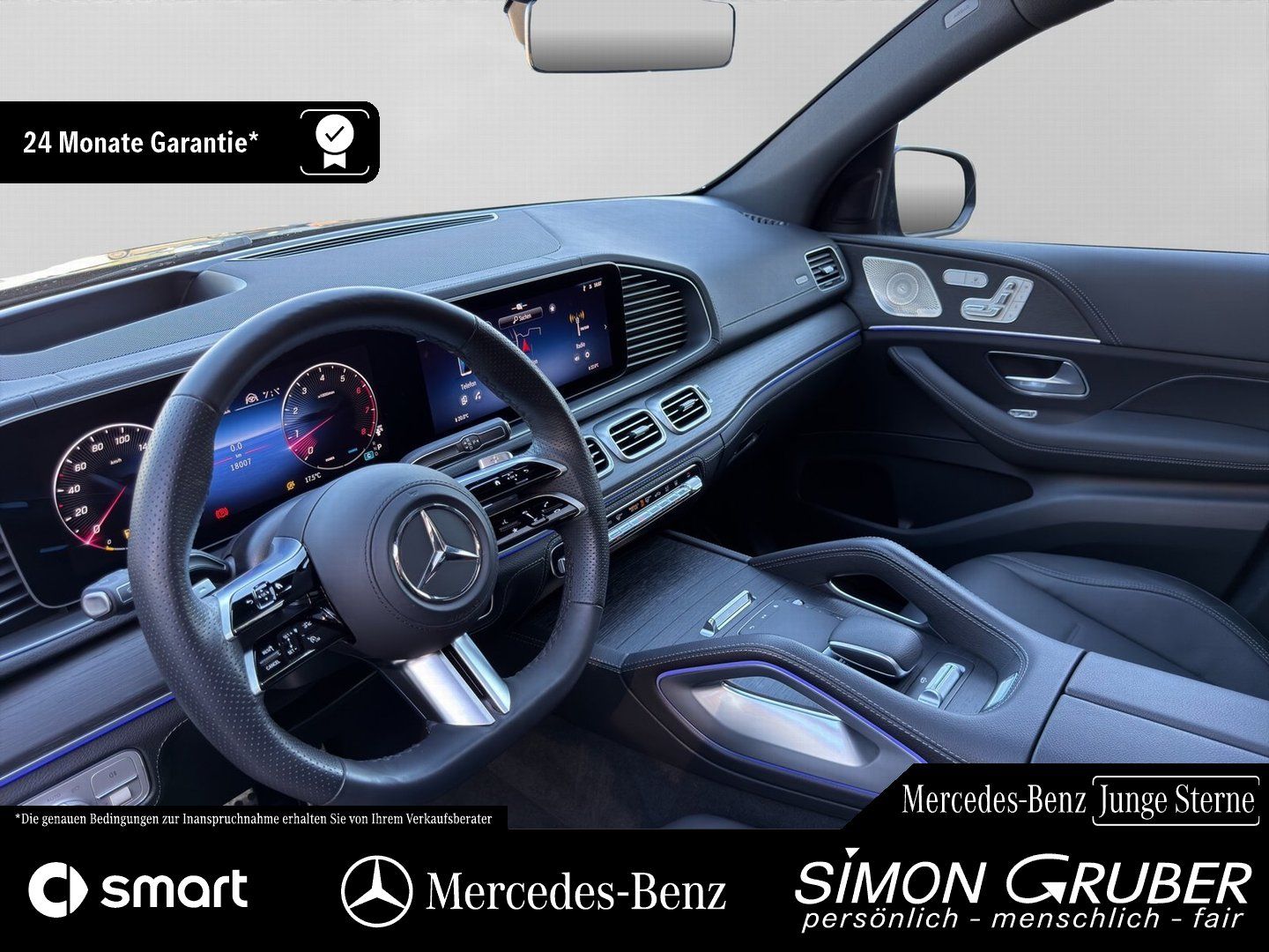 Fahrzeugabbildung Mercedes-Benz GLE 450 4M AMG Night Pano Standhzg Burm Airmatic