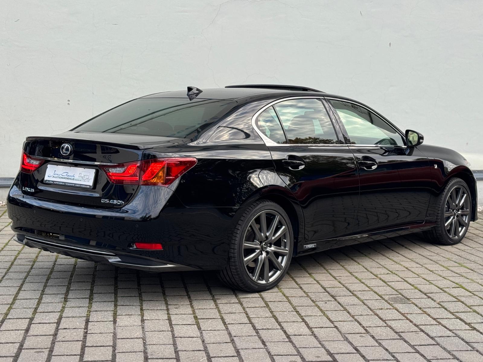 Lexus GS 450h F Sport 345 ch Hybride • Mark Levinson • Toit ouvrant • 4 roues directrices • Sièges ventilés