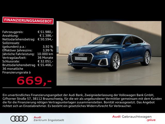 Audi A5 Sportback 40 TDI 2x S line NAVI AHK ACC virt.