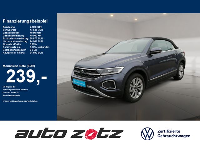 Volkswagen T-Roc Cabriolet Style 1.0 TSI LED-Plus Navi ACC