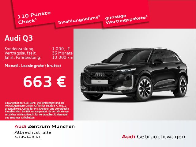 Audi Q3 TFSI S tronic S line Pano/ACC/Virtual/Navi+