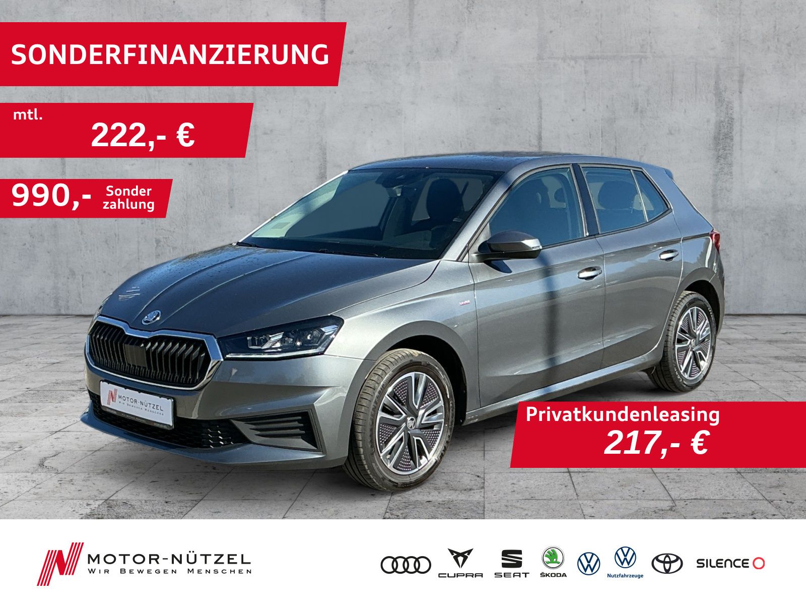 Skoda Fabia 1.0 TOUR LED+NAV+APP+SHZ+FRK+GRA+PDC+MFL
