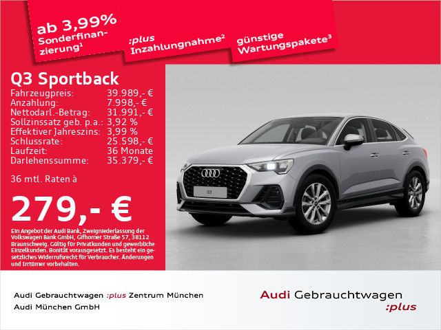 Audi Q3 Sportback 35 TFSI S tronic Virtual/Navi+/AHK/