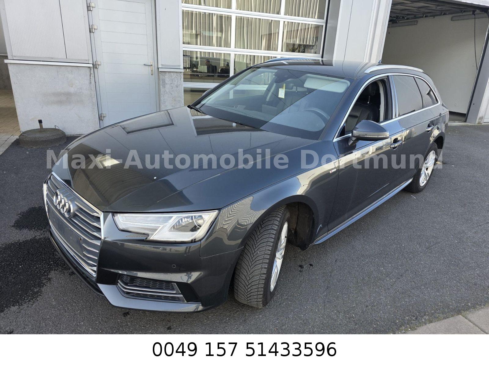 Audi A4 Avant 2,0 D S line Leder Klima Navi Alus Eur6