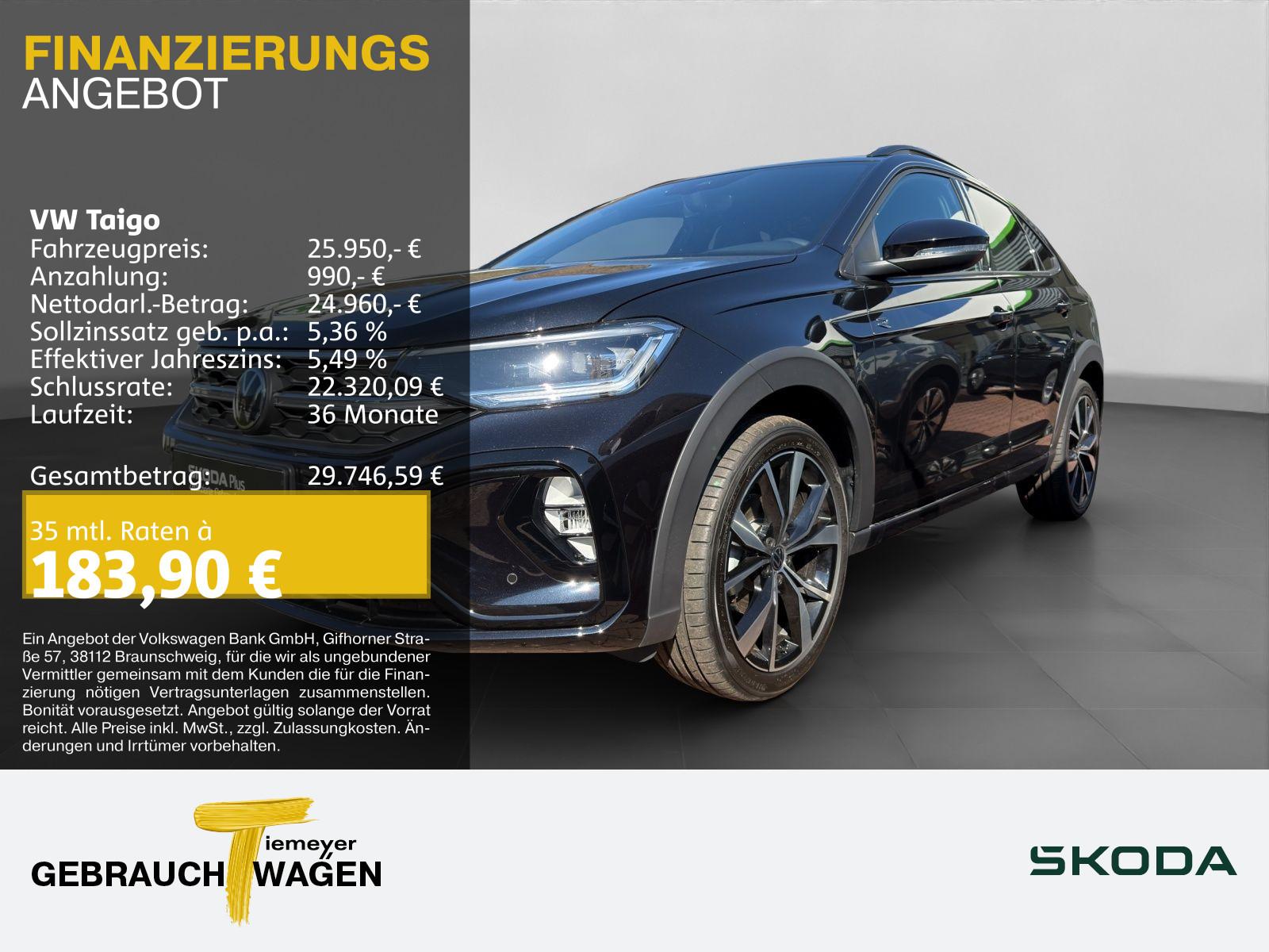 Volkswagen Taigo 1.0 TSI DSG R-LINE MATRIX LM18 AHK KAMERA