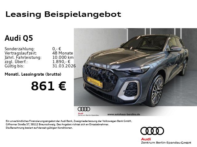 Vorschaubild: AUDI Q5 TFSI qu. S line S tronic *PANO*StdHz*AHK*B&O* (Fahrzeug-Nr. AM2978)