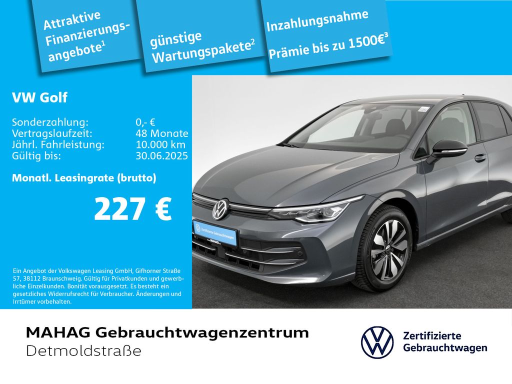Volkswagen Golf VIII 1.5 TSI GOAL AHK Navi LEDPlus TravelAs