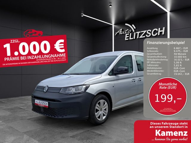 Volkswagen Caddy Kombi TDI Basis Navi Klima DAB ACC PDC SH
