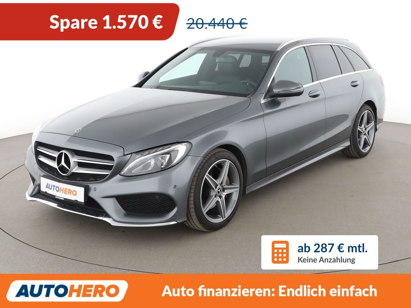 Mercedes-Benz C 180 CGI T AMG Line Aut.