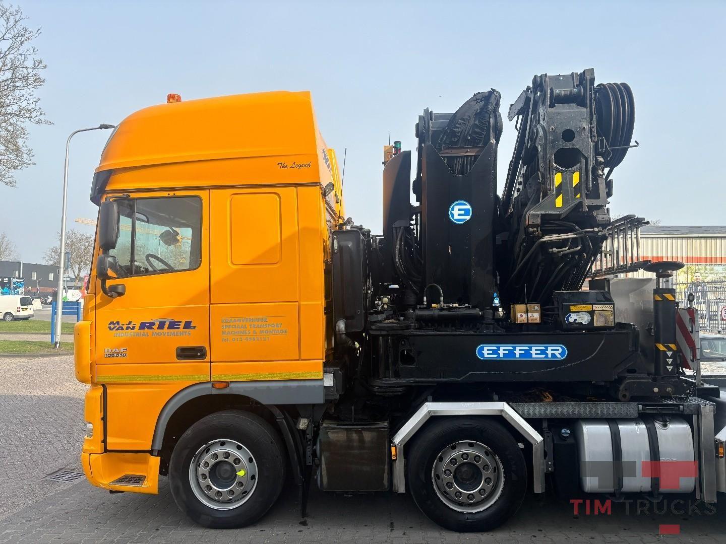 DAF XF 105.510 8x4 Effer 1355 8S with JIB 6S DAF