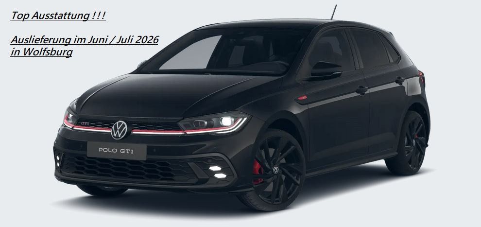 Volkswagen Polo GTI, Pano, Black Style", Winterräder u.v.m.