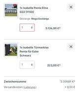 Hobby 720 KWFU Prestige Mover Vorzelt Isabella - Hobby Prestige 720 KWFU