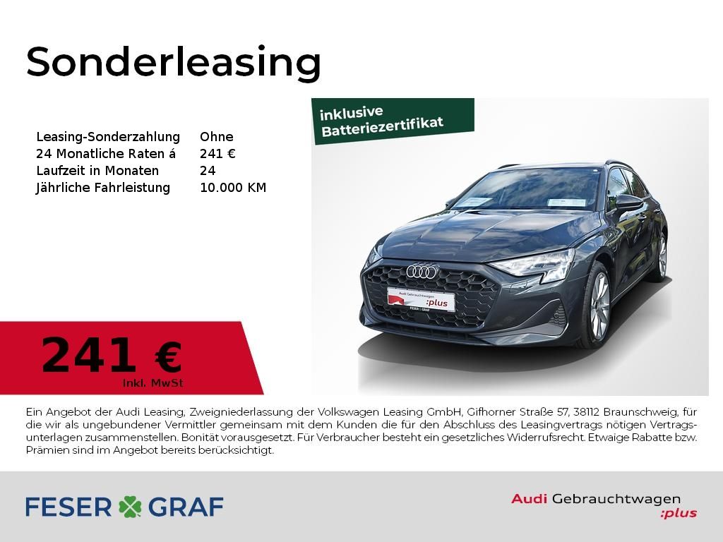Abbildung Leasingangebot Audi A3 Sportback 40 TFSI e ACC LED Navi RüKa Sitzh.