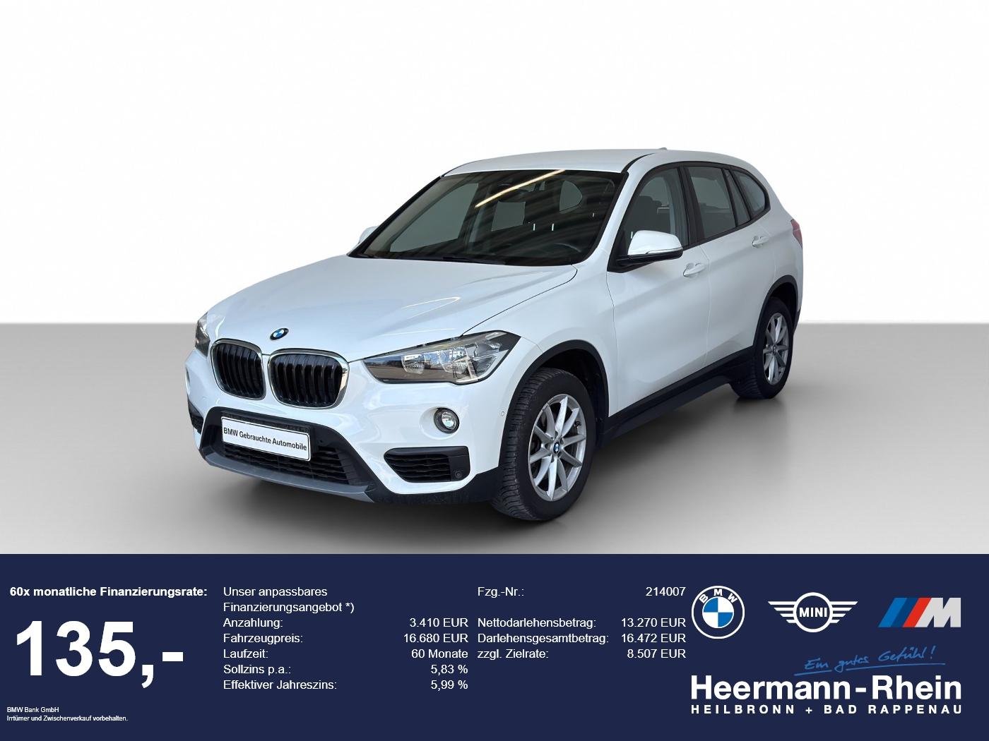 BMW X1 sDrive18iA Advantage Navi.ParkAss.Apple.SHZ.