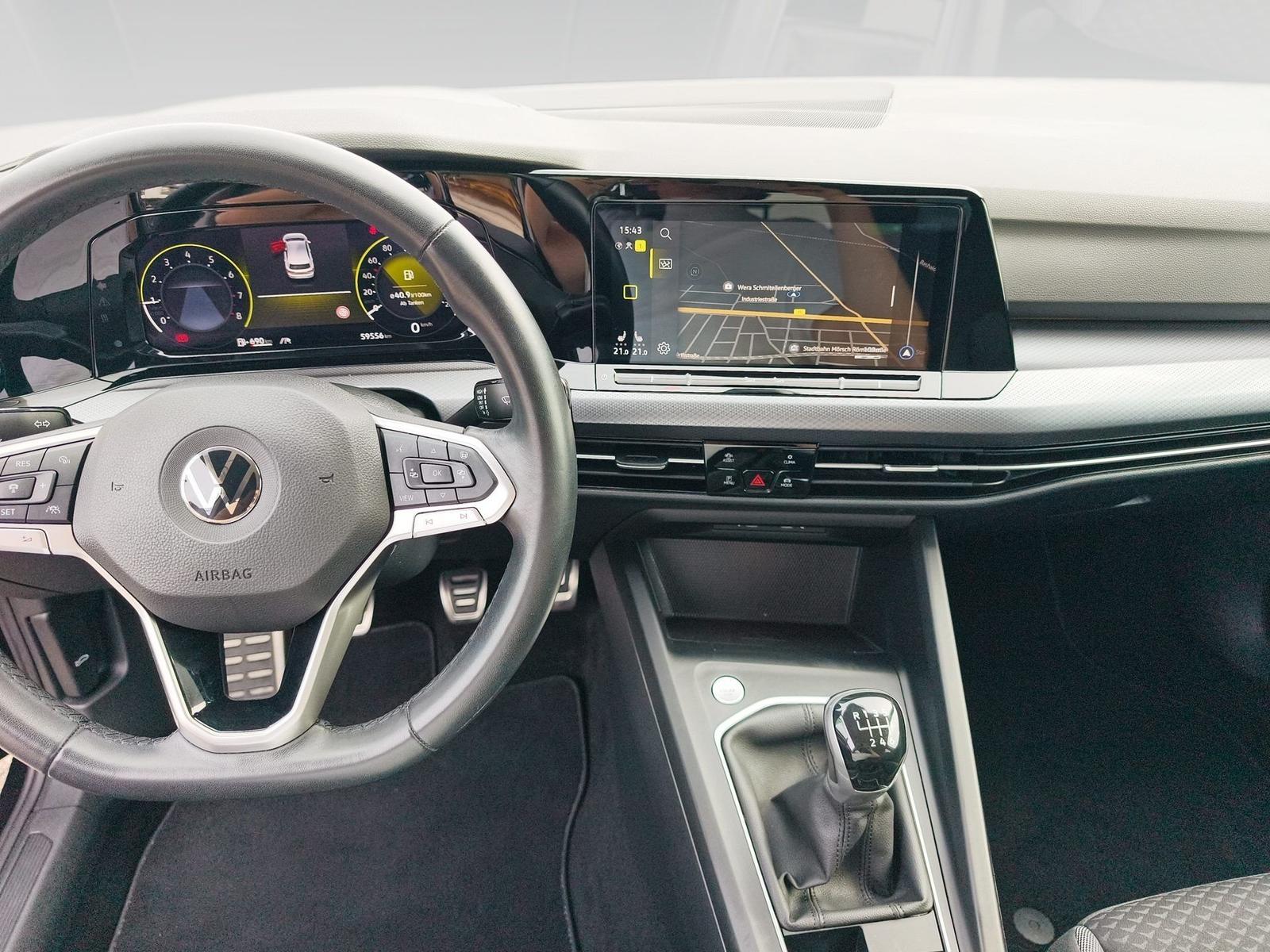Volkswagen Golf VIII 1.5 TSI Active Standhzg+Kamera+HUD+ACC, миниатюра 15
