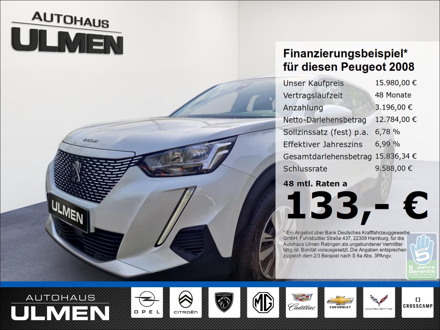 Peugeot 2008 e- Active 136 Navi Klimaautom Fahrerprofil 