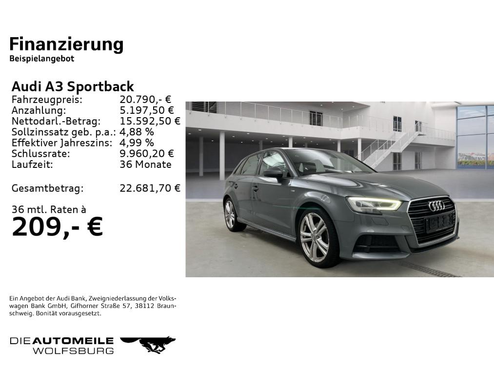 Audi A3 Sportback 35TFSI S tronic sport S-LINE LED/SI
