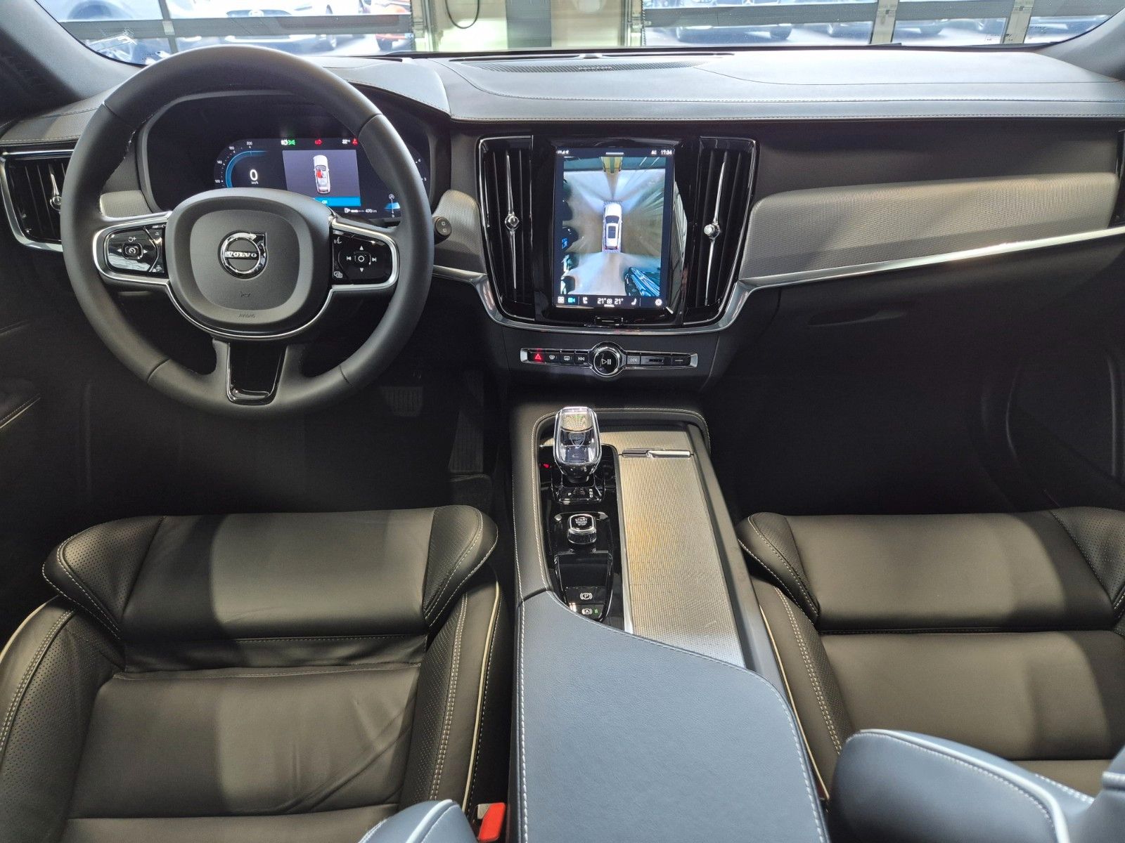 Volvo V90 B4 2.0d ULTIMATE DARK LEDER NAV LED PANO ACC foto 14