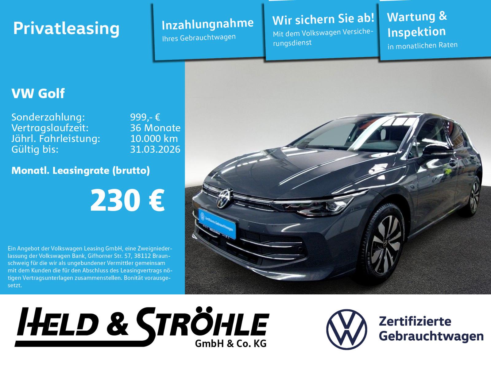 Volkswagen Golf 8 GOAL 1.5 eTSI DSG LED+ AHK IDA TRAVEL KAM