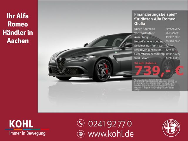 Alfa Romeo Giulia Quadrifoglio 2.9 V6 Bi-Turbo 520PS AT8 SH