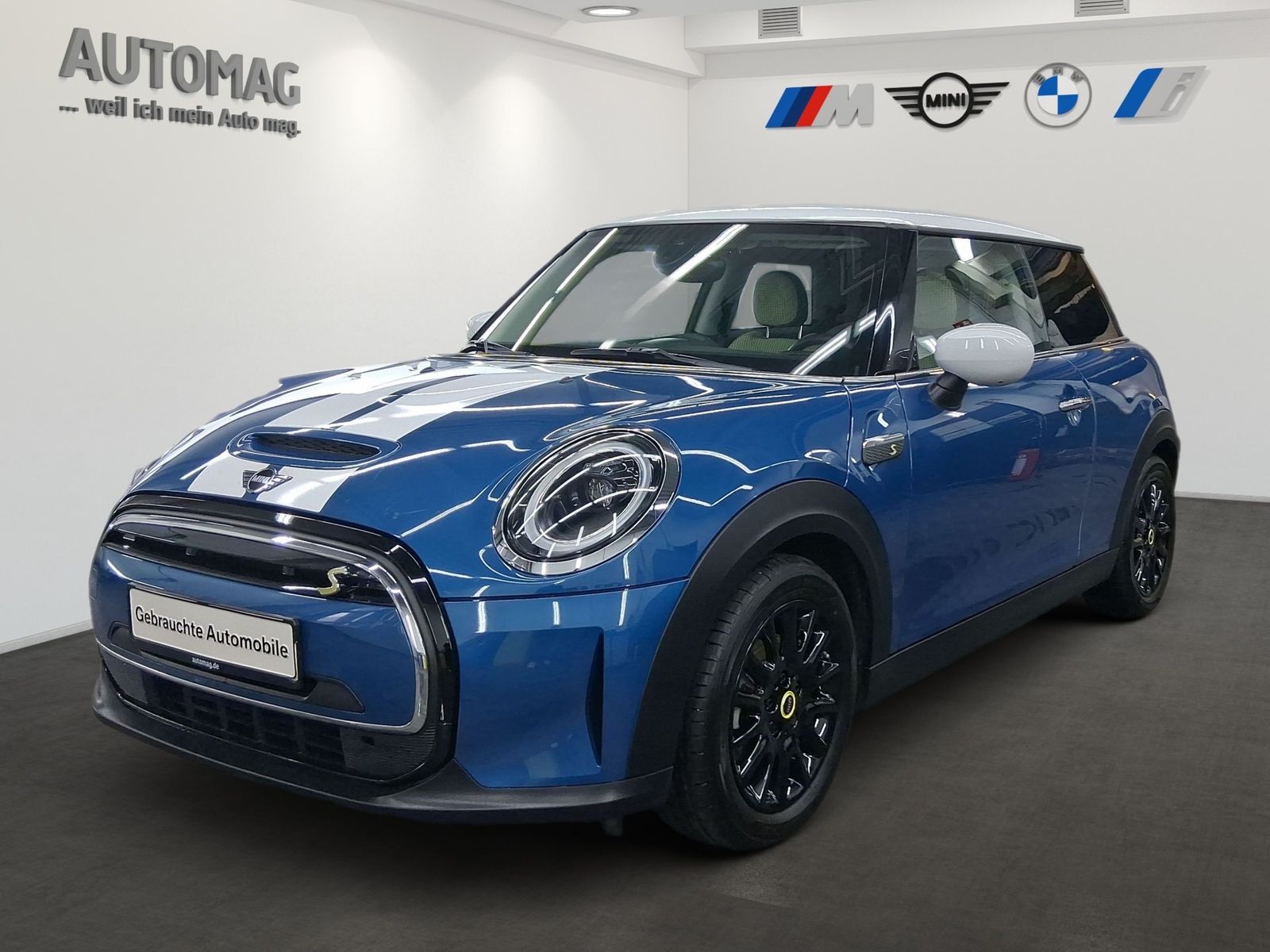 MINI Cooper SE Classic Trim*Island Blue Metallic