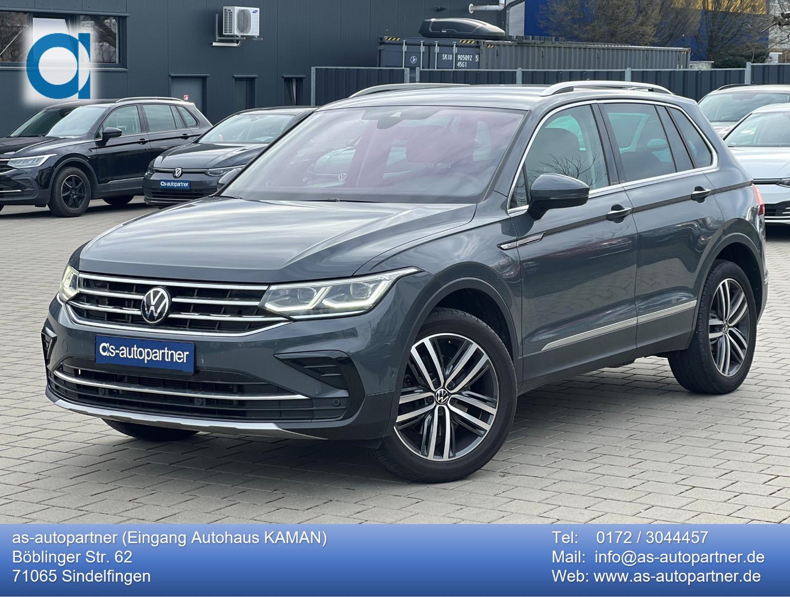 Volkswagen Tiguan 2,0 TDI Eleg 4M *LEDER-AHK-ALU19- MATRIX*