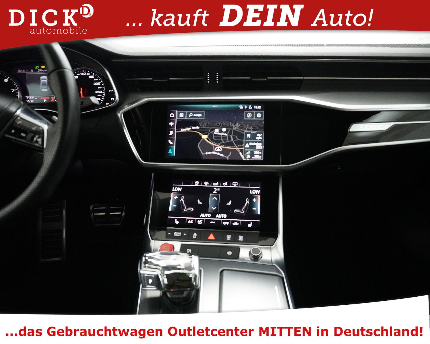 Fahrzeugabbildung Audi A7 SB 55 TFSI Quat S LINE >PANO+360+AHK+ACC+21"