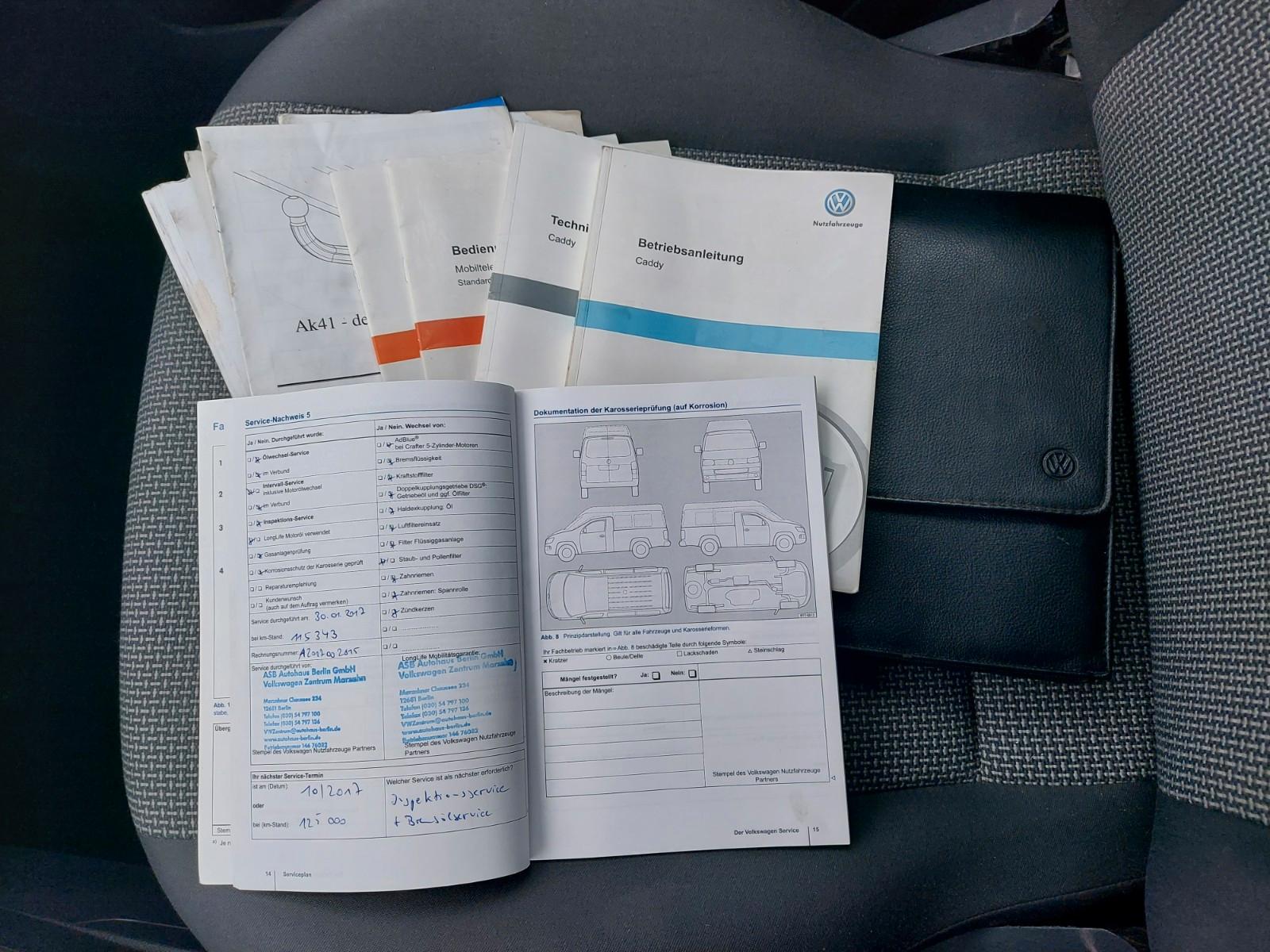 Volkswagen Caddy Kasten Maxi lang 5 Sitze Klima DSG AHK SHZ