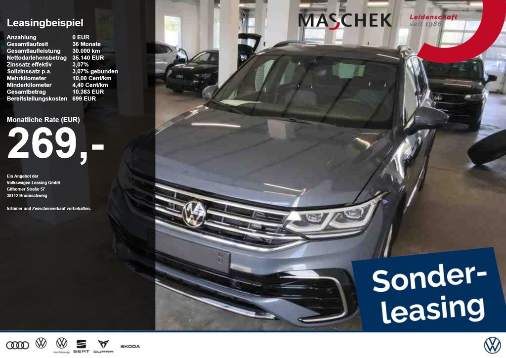 Volkswagen Tiguan R-Line 2.0 TSI AHK DCC Matrix Rear View H