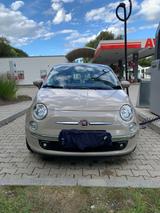 Fiat 500 1.2 8V LOUNGE 1HAND, ZAHNRIEMEN NEU PANORAMA - Fiat 500: Beige