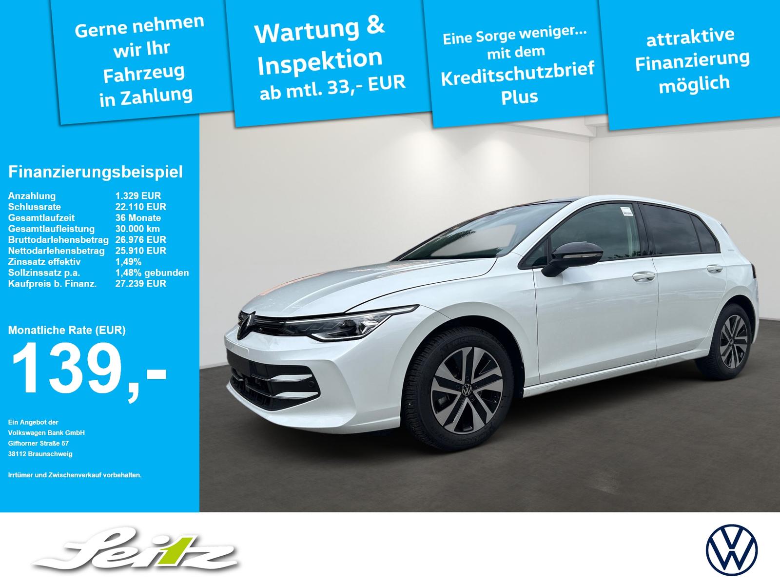 Volkswagen Golf VIII 1.5 TSI Energy *PANO*KAMERA*NAVI*
