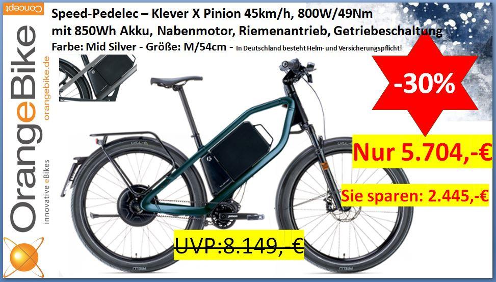 Klever S-Pedelec Klever X Pinion