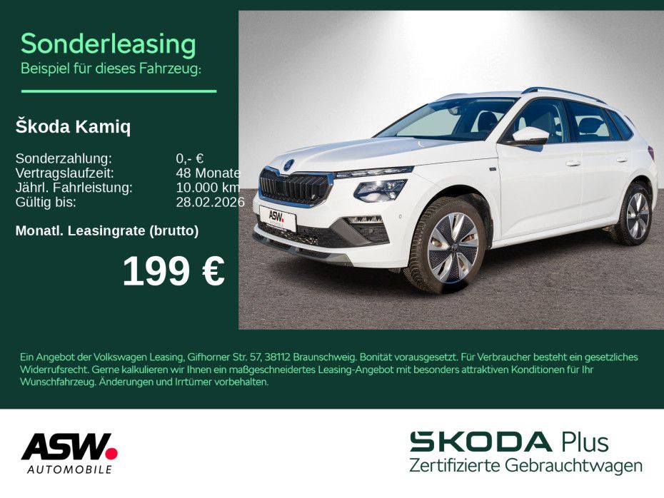 Skoda Kamiq Selection 1.0TSI DSG Navi LED AHK RFK ACC