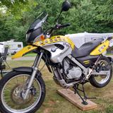 BMW F650GS gelb/silber  wenig km  Unfallfrei TOP - BMW UNFALL