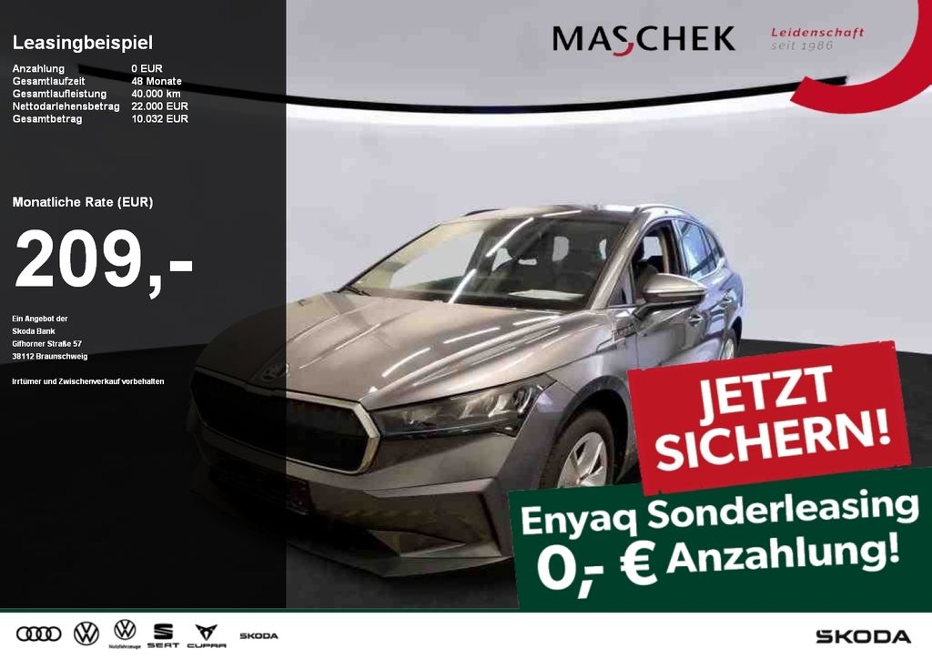 Skoda Enyaq 50 *Sonderleasing ohne Anzahlung* Navi Rea