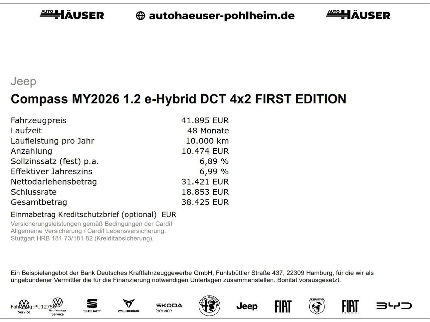 Jeep Compass First Edition 1.2 e-Hybrid DCT 4x2 PANOR imagem 2