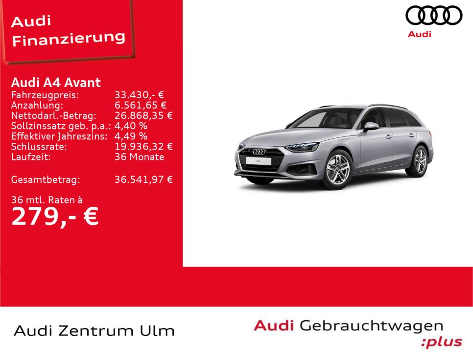 Audi A4 Avant 35 TFSI ALU AHK LED NAVI PDC RFK SHZ