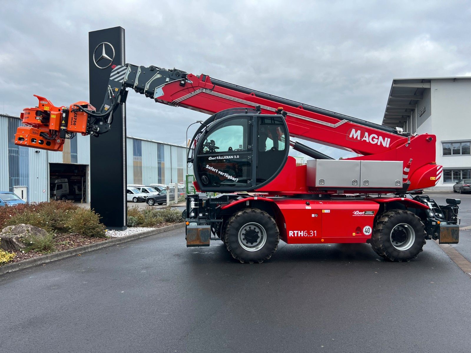 Fahrzeugabbildung Andere Magni RTH 6.31 SH / Fällkran 2 / Westtech CS750