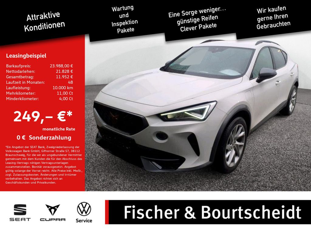 Abbildung Leasingangebot Cupra Formentor 1.4 TSI e-Hybrid KLIMA PDC SHZ ACC LED