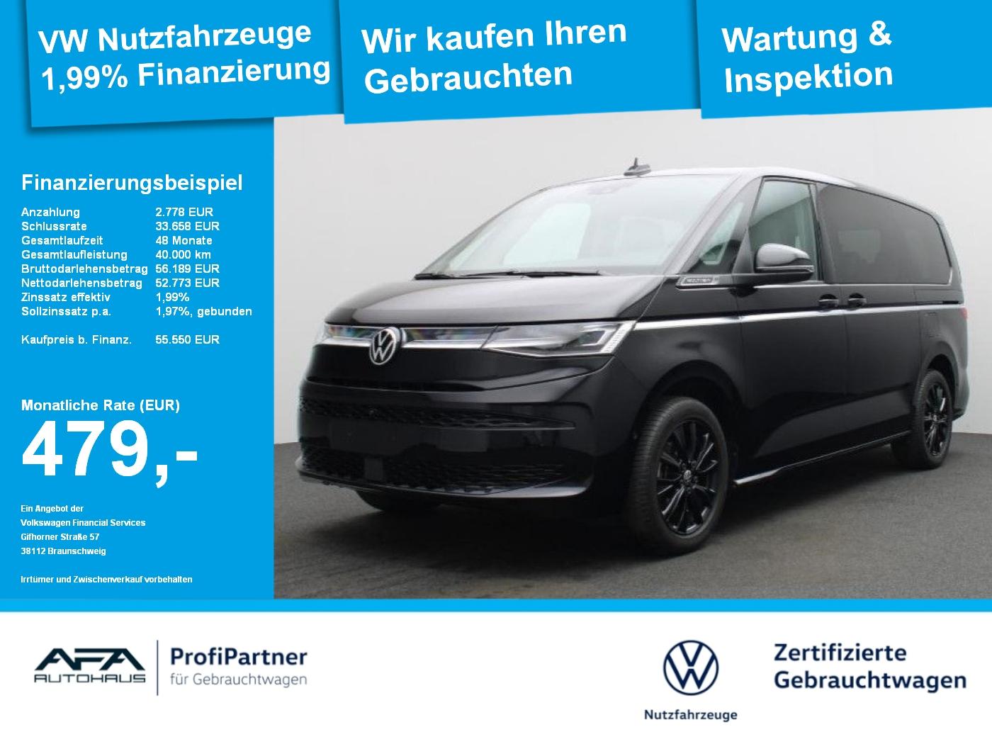 Volkswagen T7 Multivan 2.0 TDI STYLE lang DSG AHK*StHz*Navi