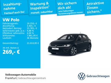 Volkswagen Leasingangebot: Volkswagen Polo 1.0 TSI R-Line IQ.Light DAB+ FrontAssist