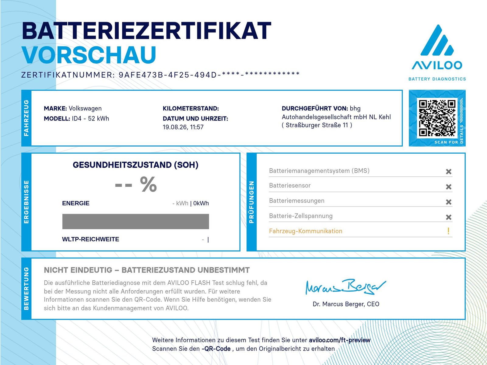 Volkswagen ID.4 Pure Style 52 Navi connect LED Standklima E foto 9