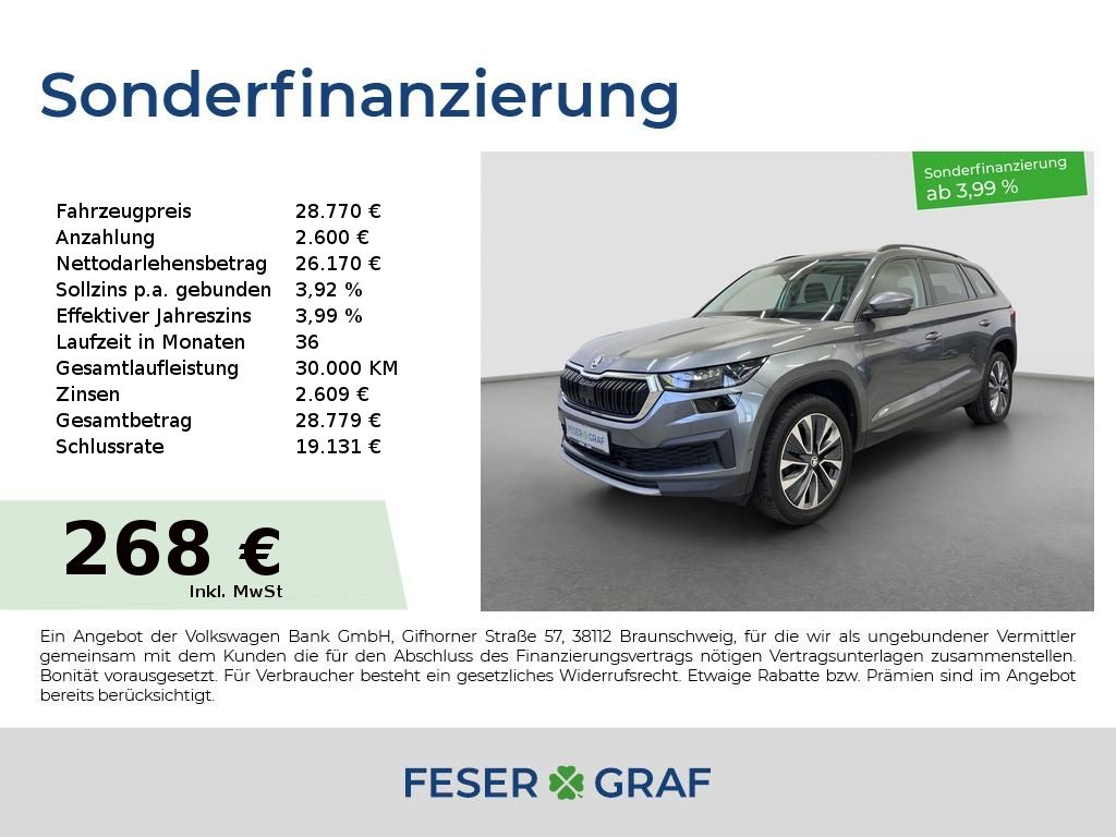 Skoda Kodiaq Tour 2,0 TDI 4x4 *NAVI LED SHZ 7-Sitze*