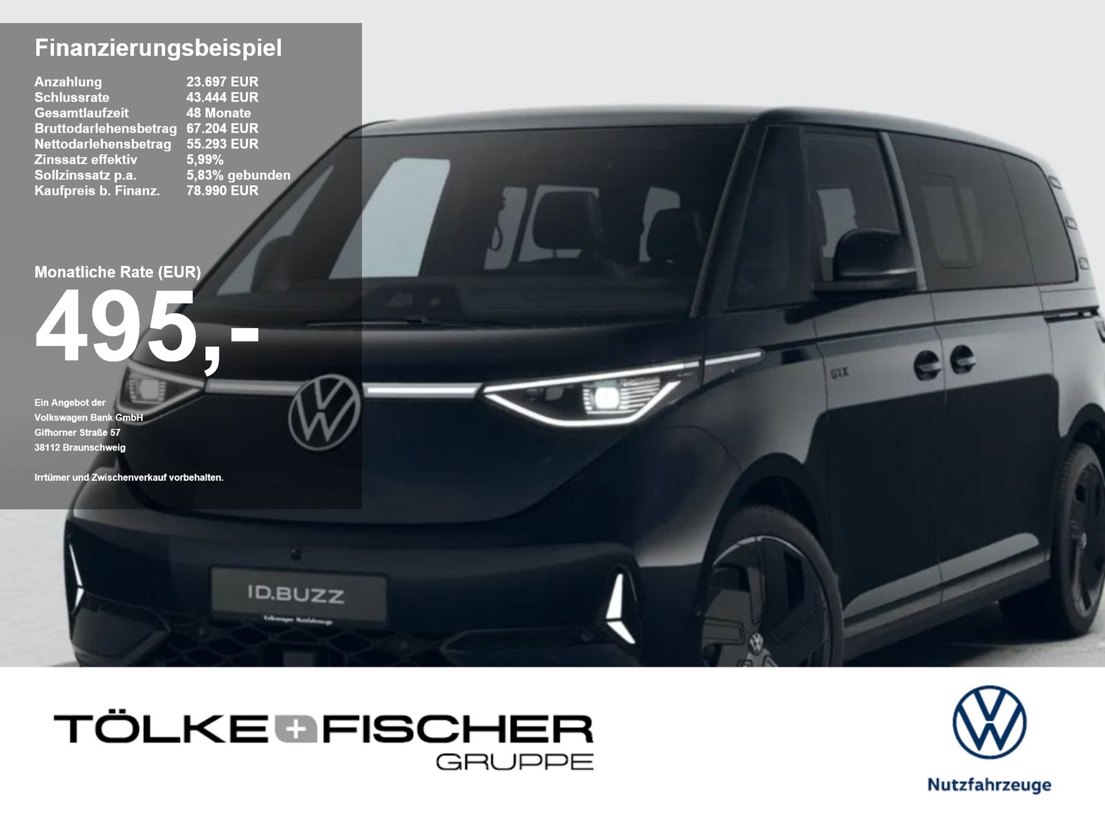 Volkswagen ID. Buzz GTX 4MOTION 86kWh LR Pano IQLight harma